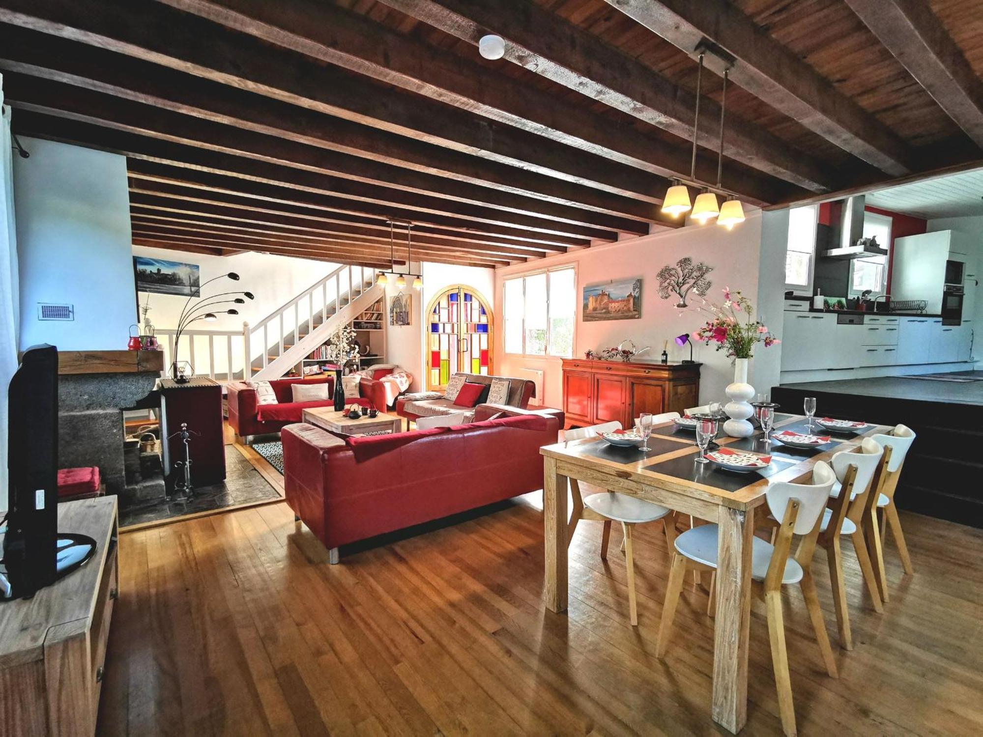 Grande Maison Au Coeur D'Un Village Historique Avec Terrasse Et Wifi Inclus - Fr-1-582-308 Saint-Vidal Екстериор снимка